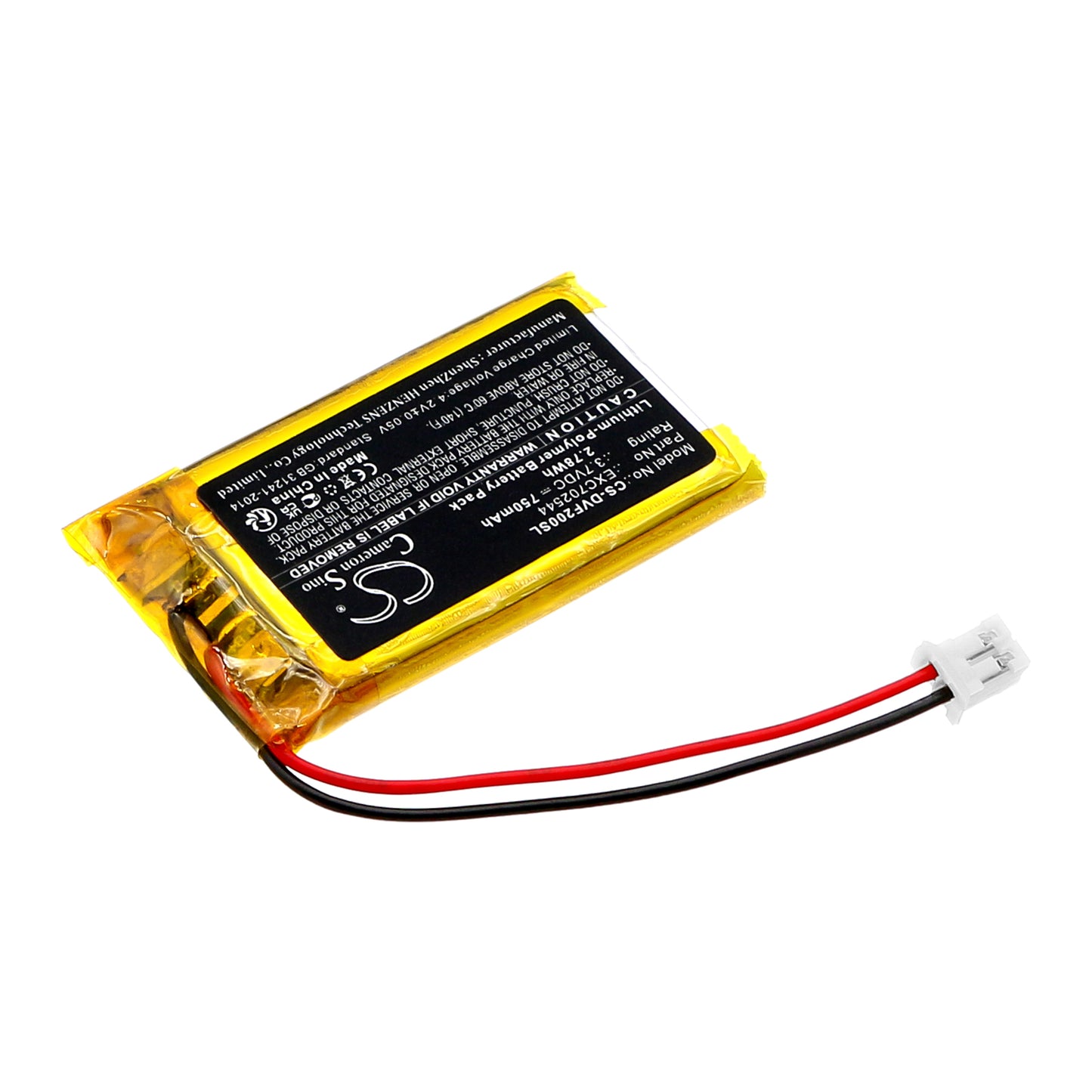 Replacement Battery for Divoom IFIT 2 – 750mAh / 2.78Wh