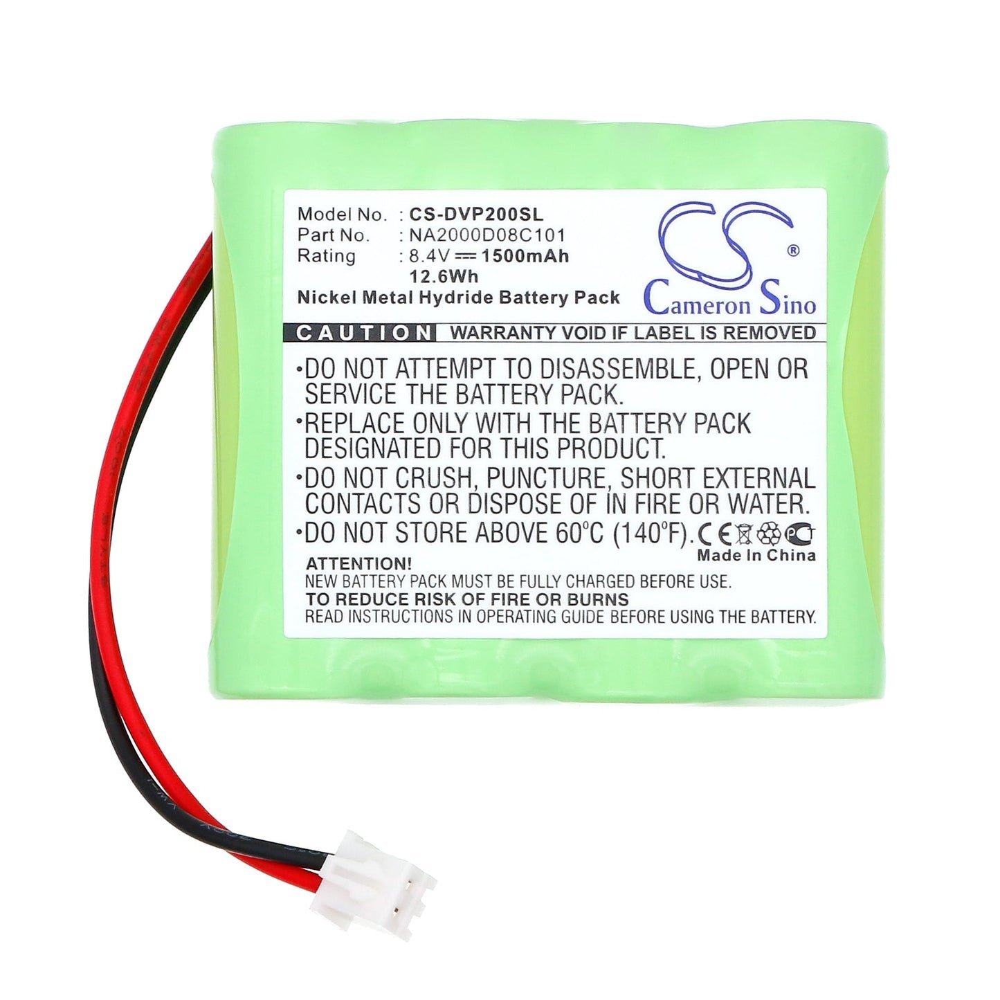 Replacement Battery for Dual DAB 20 – DAB Digital – 1500mAh / 8.4V - image 3
