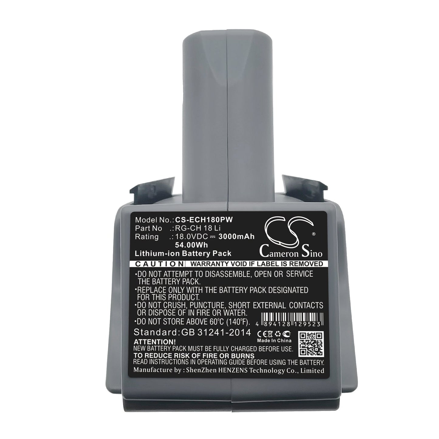 Replacement Battery for Einhell RG-CH 18 Li – Power Tools – 3000mAh / 54.00Wh / 18.0V