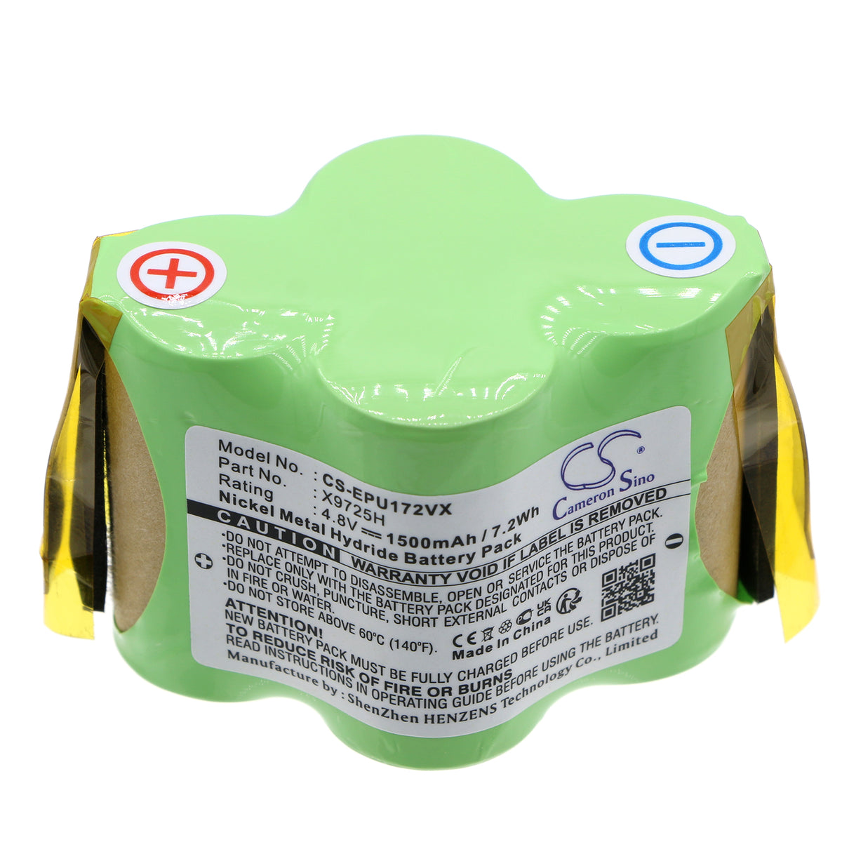 Replacement Battery for Shark | Euro Pro | Domo V1720 – Vacuum – 1500mAh / 4.8V