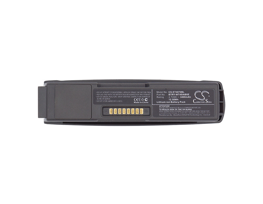 Replacement Battery for Symbol WT4000 – Barcode Scanner – 3400mAh / 12.58Wh / 3.7V