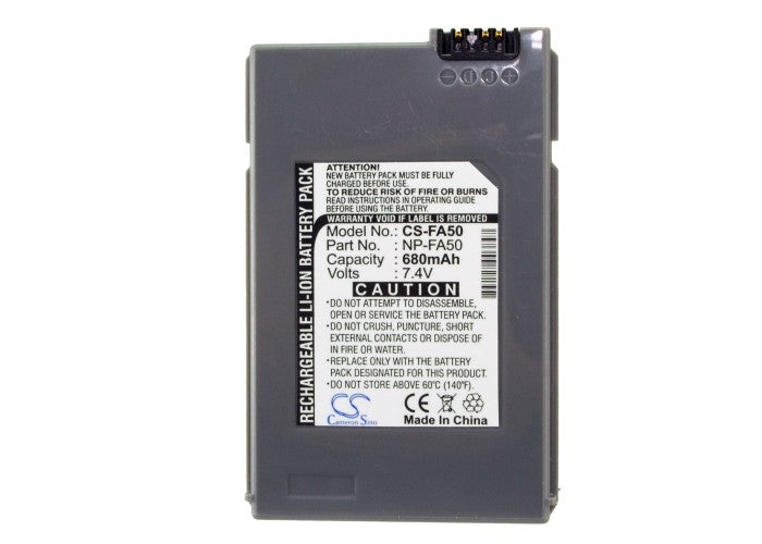 Replacement Battery for Sony DCR-PC55S – Camera – 680mAh / 7.4V - image 5