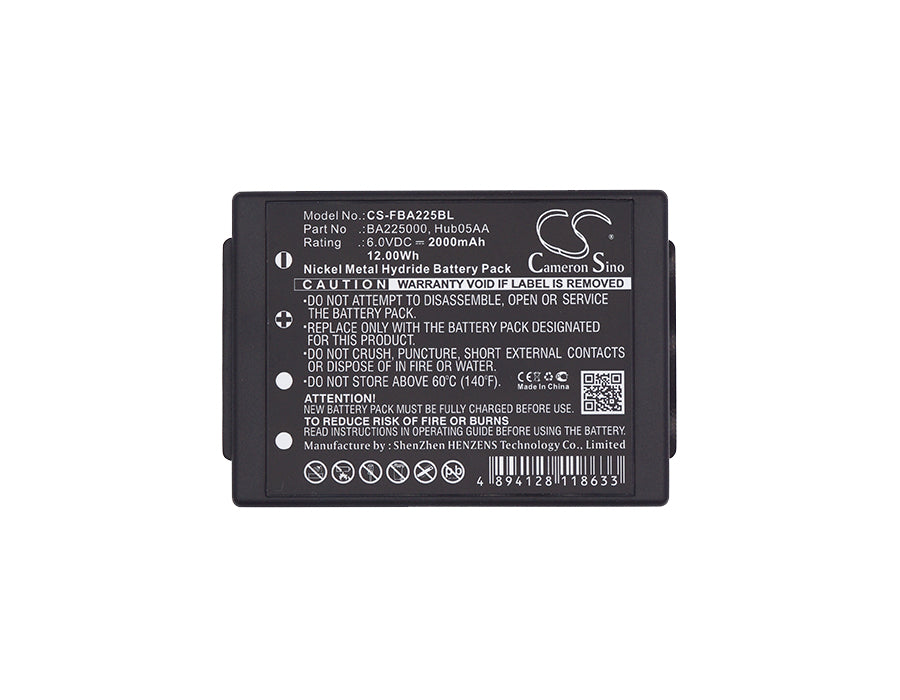 Replacement Battery for HBC Radiomatic Eco – Crane Remote Control – 2000mAh / 6V