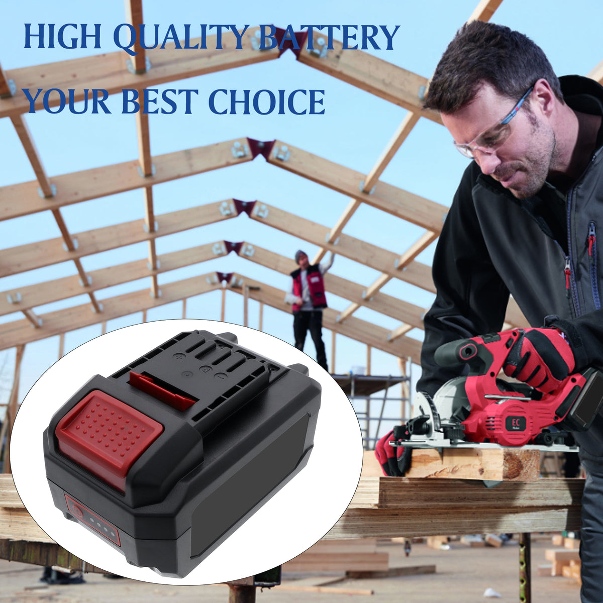 Replacement Battery for FLEX 517674 CS 45 18.0-EC C Compact cordless circular saw – Power Tool – 5000mAh / 18V