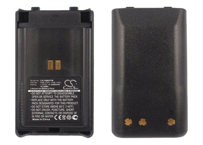 Replacement Battery for YAESU VX350 – Two-Way Radio – 2200mAh/16.28Wh / 7.4V