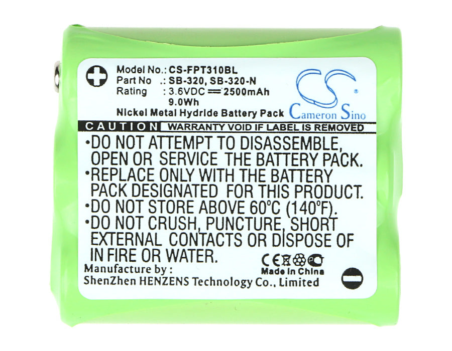 Replacement Battery for TRILITHIC TR3 – Barcode Scanner – 2500mAh / 9.00Wh / 3.6V