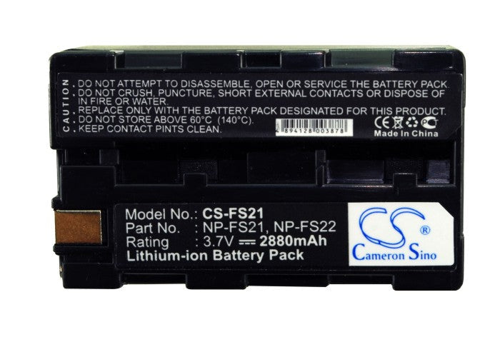 Replacement Battery for Sony DCR-PC1 – Camera – 2880mAh / 3.7V