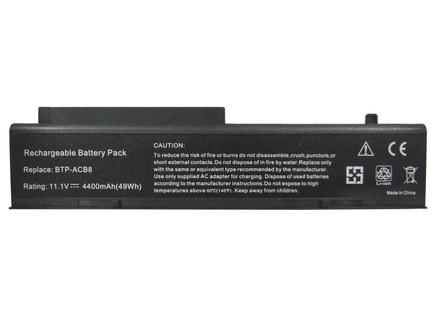 Replacement Battery for Fujitsu Amilo A1650 – Notebook, Laptop – 4400mAh / 47.52Wh / 10.8V