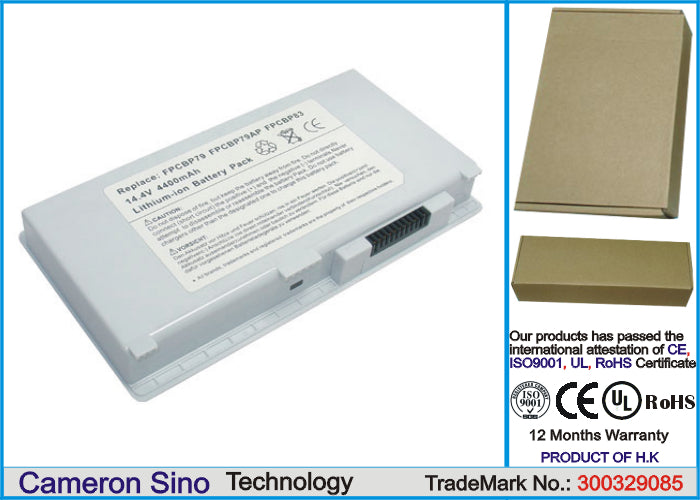 Replacement Battery for Fujitsu FMV-BIBLO NB75K – Notebook, Laptop – 4400mAh / 14.4V - image 1