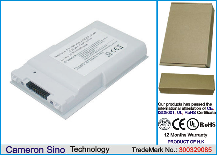 Replacement Battery for Fujitsu LifeBook T4210 – Notebook, Laptop – 4600mAh / 10.8V - image 1