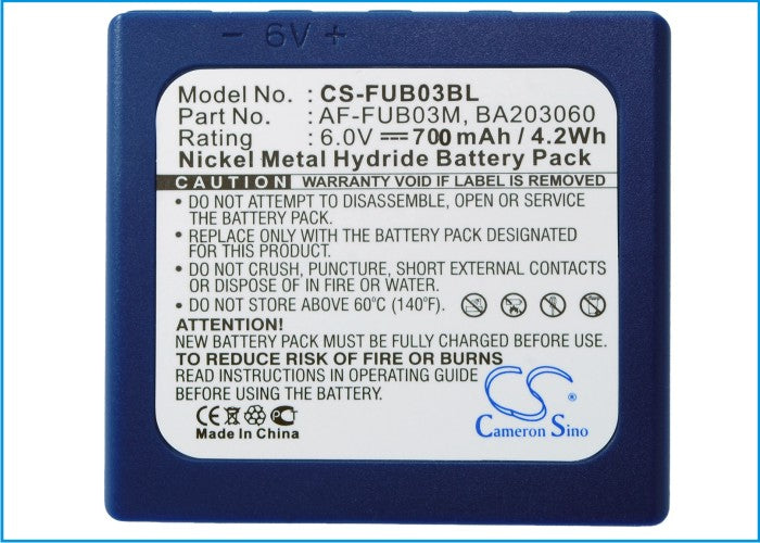 Replacement Battery for Hetronic TGA – Crane Remote Control – 700mAh / 4.20Wh / 6.0V