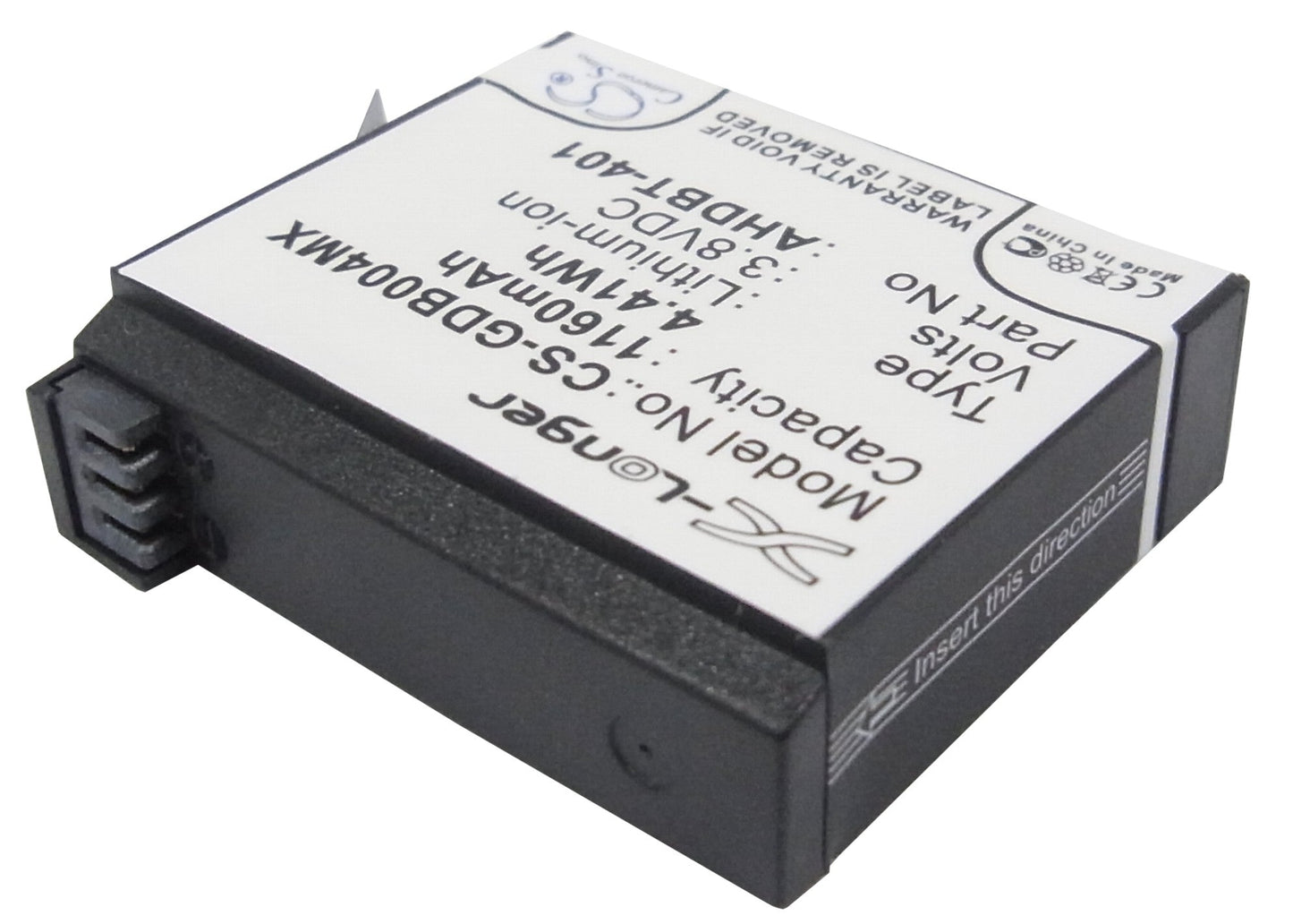 Replacement Battery for GoPro Hero 4 – Camera – 1160mAh / 3.8V - image 2