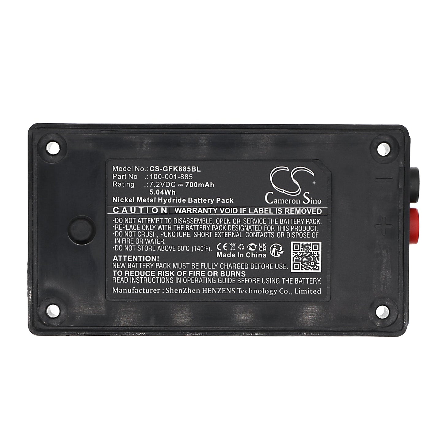 Replacement Battery for Gross Funk Ego – Crane Remote Control – 700mAh / 5.04Wh / 7.2V
