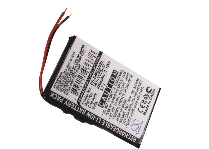 Replacement Battery for Garmin Edge 305 – GPS, Navigator – 850mAh/3.1Wh / 3.7V