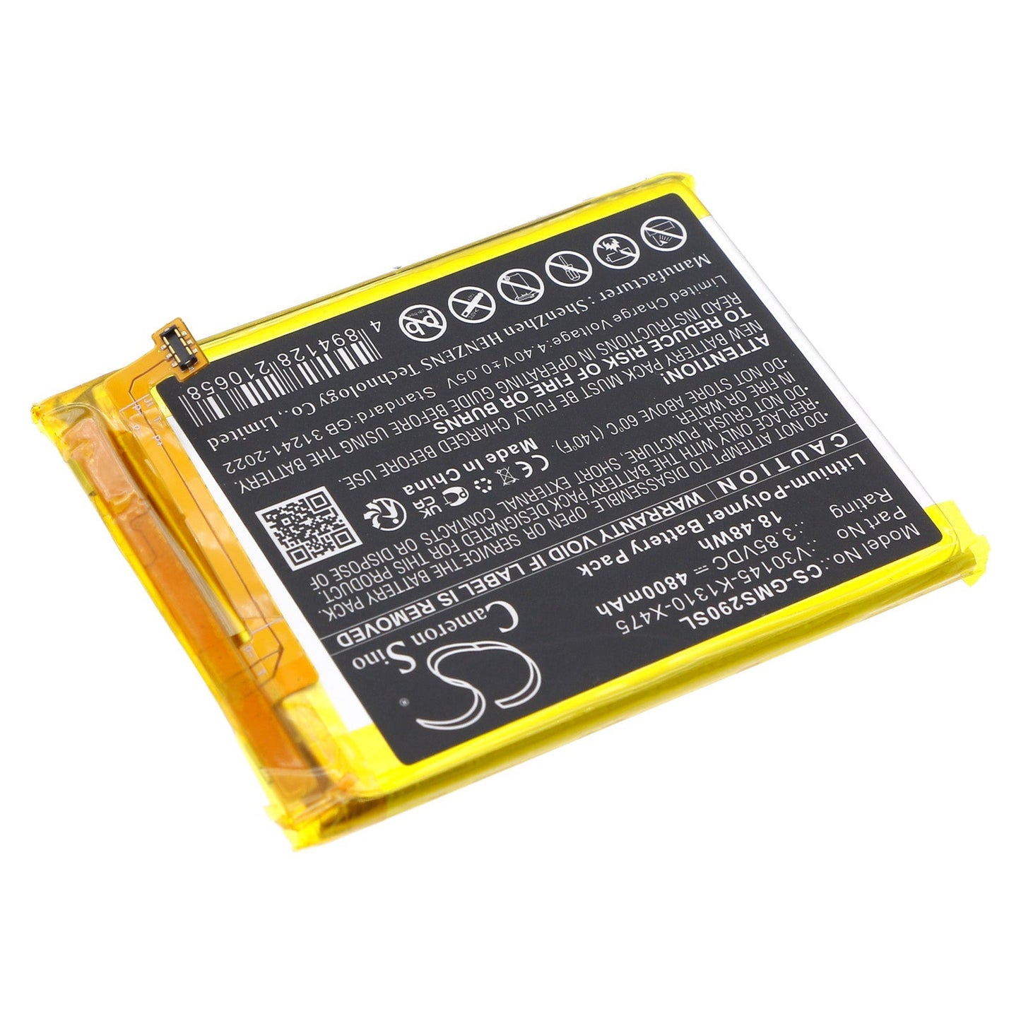 Replacement Battery for Gigaset GS290 – Mobile, SmartPhone – 4800mAh / 3.85V - image 2