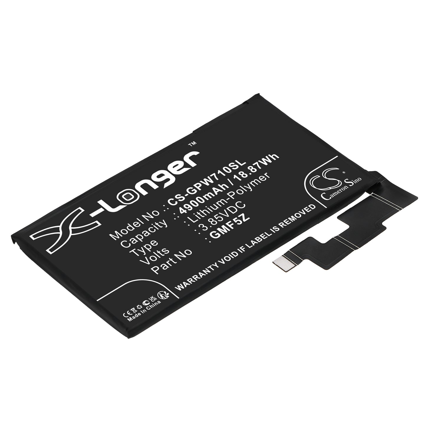 Replacement Battery for Google Pixel 7 Pro – Mobile, SmartPhone – 4900mAh / 3.85V - image 1
