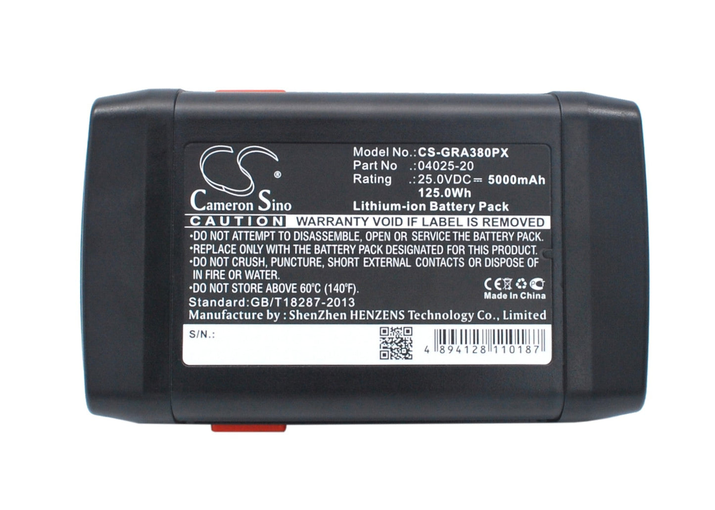 Replacement Battery for Gardena 648872 – Lawn Mowers – 5000mAh / 125.00Wh / 25.0V