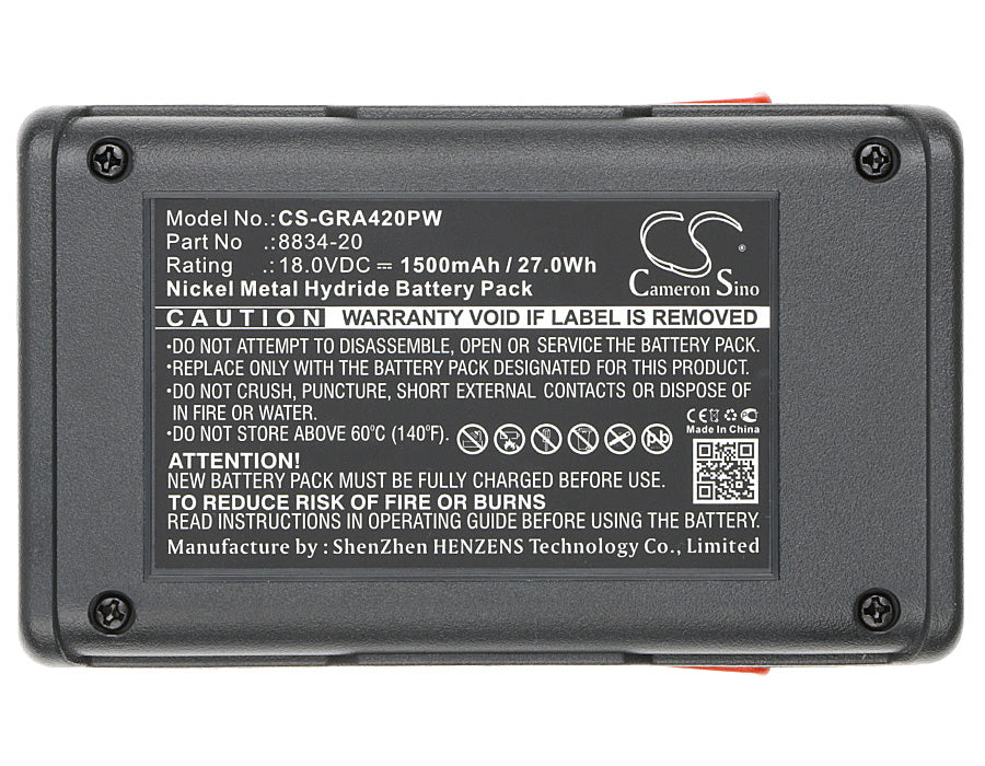 Replacement Battery for Gardena 648844 – Garden Tool – 1500mAh / 18V - image 5