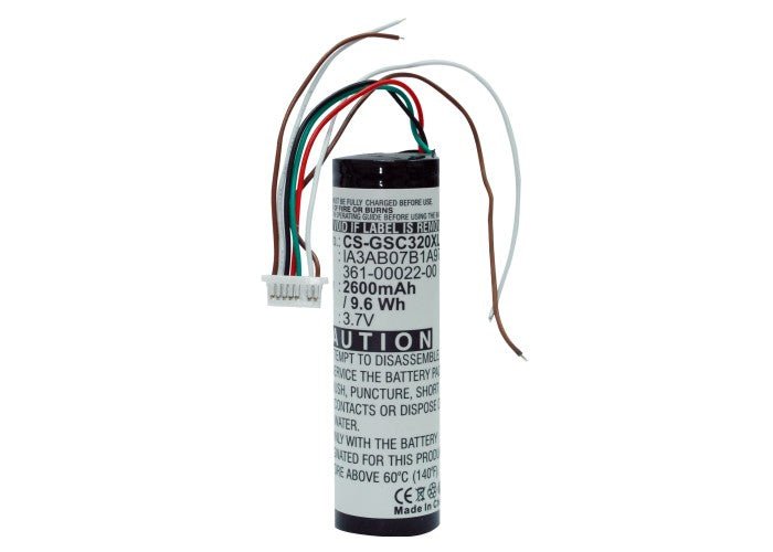 Replacement Battery for Garmin StreetPilot C320 – GPS, Navigator – 2600mAh / 9.62Wh / 3.7V