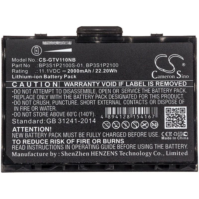 Replacement Battery for Getac V110 – Notebook, Laptop – 2000mAh / 11.1V - image 5