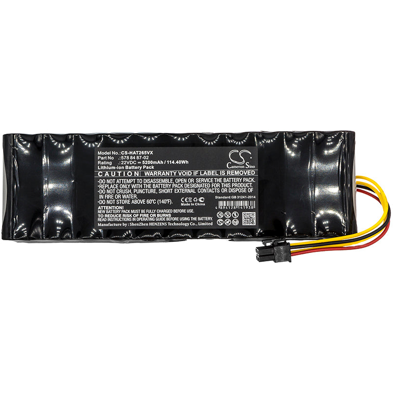 Replacement Battery for Husqvarna 265ACX G2-2 Automower 265ACX, Automower 265ACX 2012, – 5200mAh / 114.40Wh