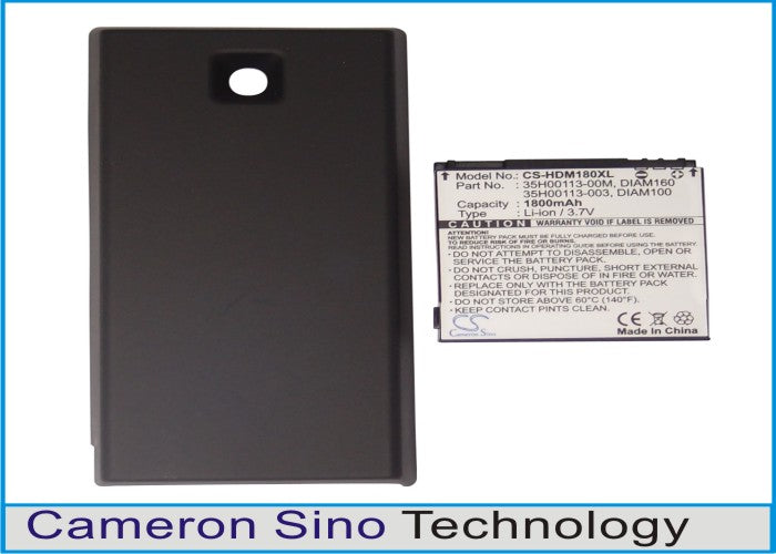 Replacement Battery for O2 XDA Ignito – PDA, Pocket PC – 1800mAh / 3.7V