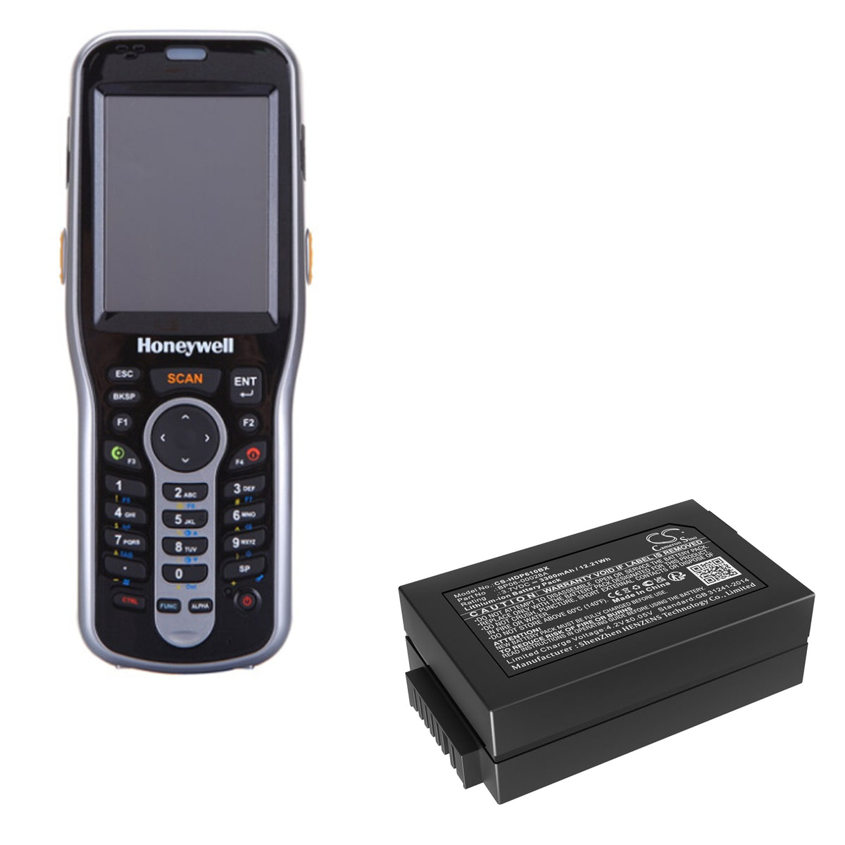 Replacement Battery for HandHeld | Dolphin | Honeywell Dolphin 6100 – Barcode Scanner – 3300mAh / 3.7V