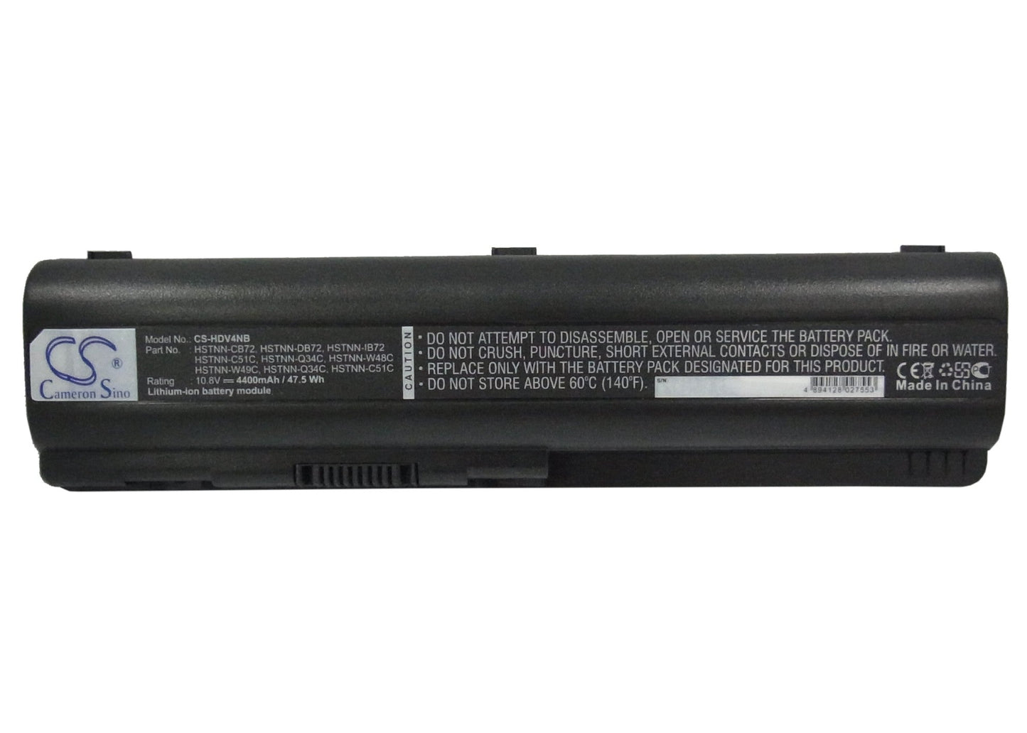 Replacement Battery for Compaq Presario CQ40 – Notebook, Laptop – 4400mAh / 10.8V