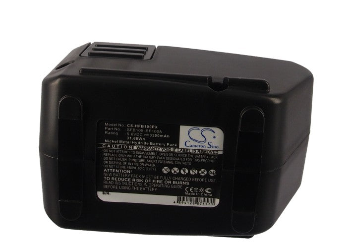 Replacement Battery for HILTI SF100A – Power Tools – 3300mAh / 31.68Wh / 9.6V