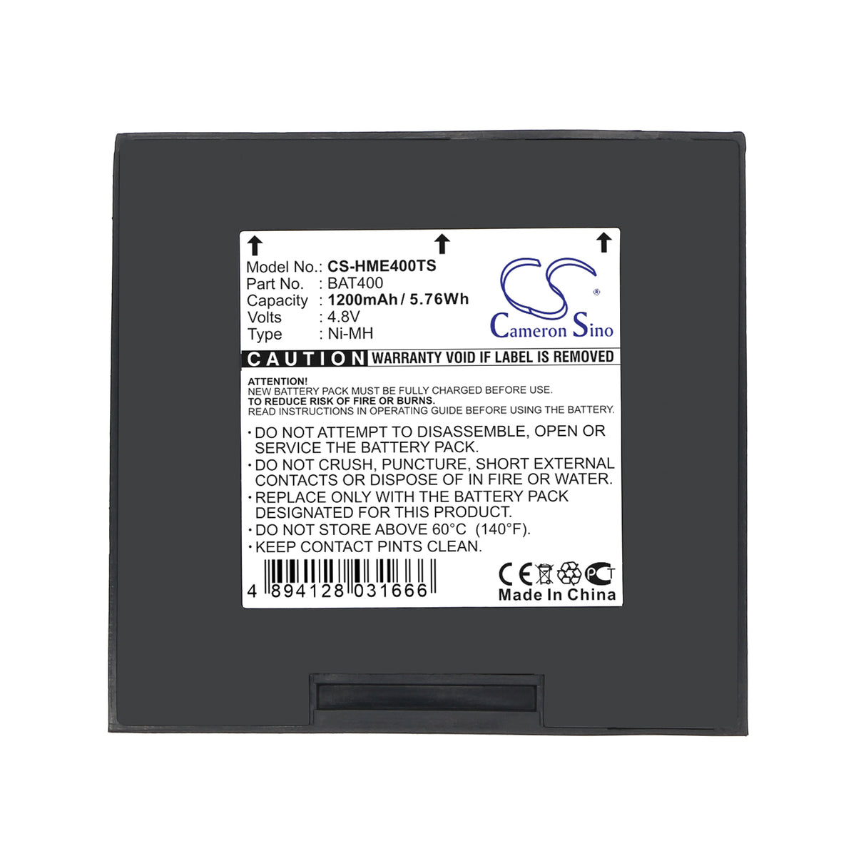 Replacement Battery for HME 400 – Wireless Headset – 1200mAh / 4.8V