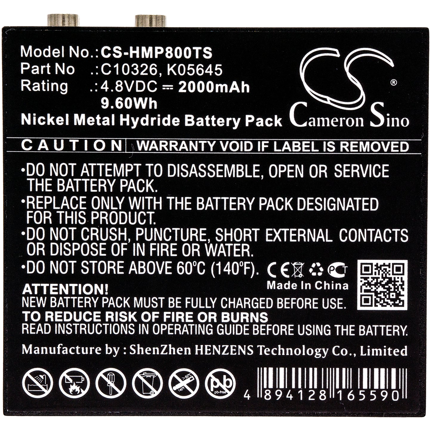 Replacement Battery for HME BP800 Beltpack – Wireless Headset – 2000mAh / 4.8V - image 3