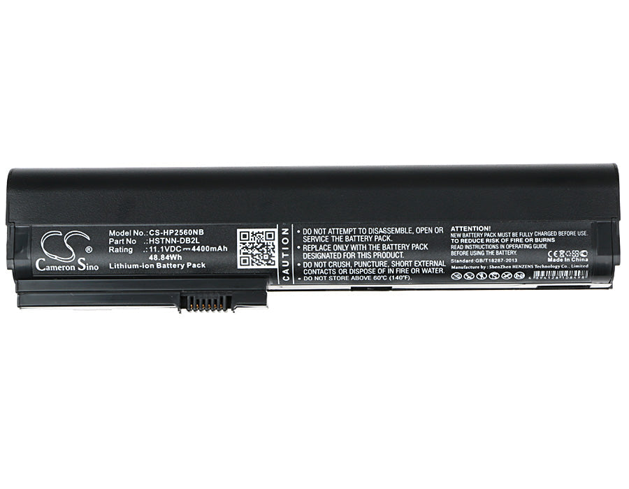 Replacement Battery for HP EliteBook 2560p – Notebook, Laptop – 4400mAh / 48.84Wh / 11.1V