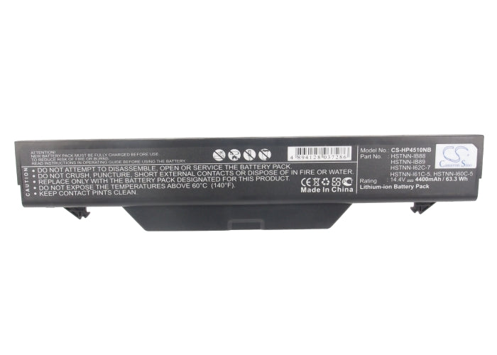 Replacement Battery for HP Probook 4510s – Notebook, Laptop – 4400mAh / 63.36Wh / 14.4V