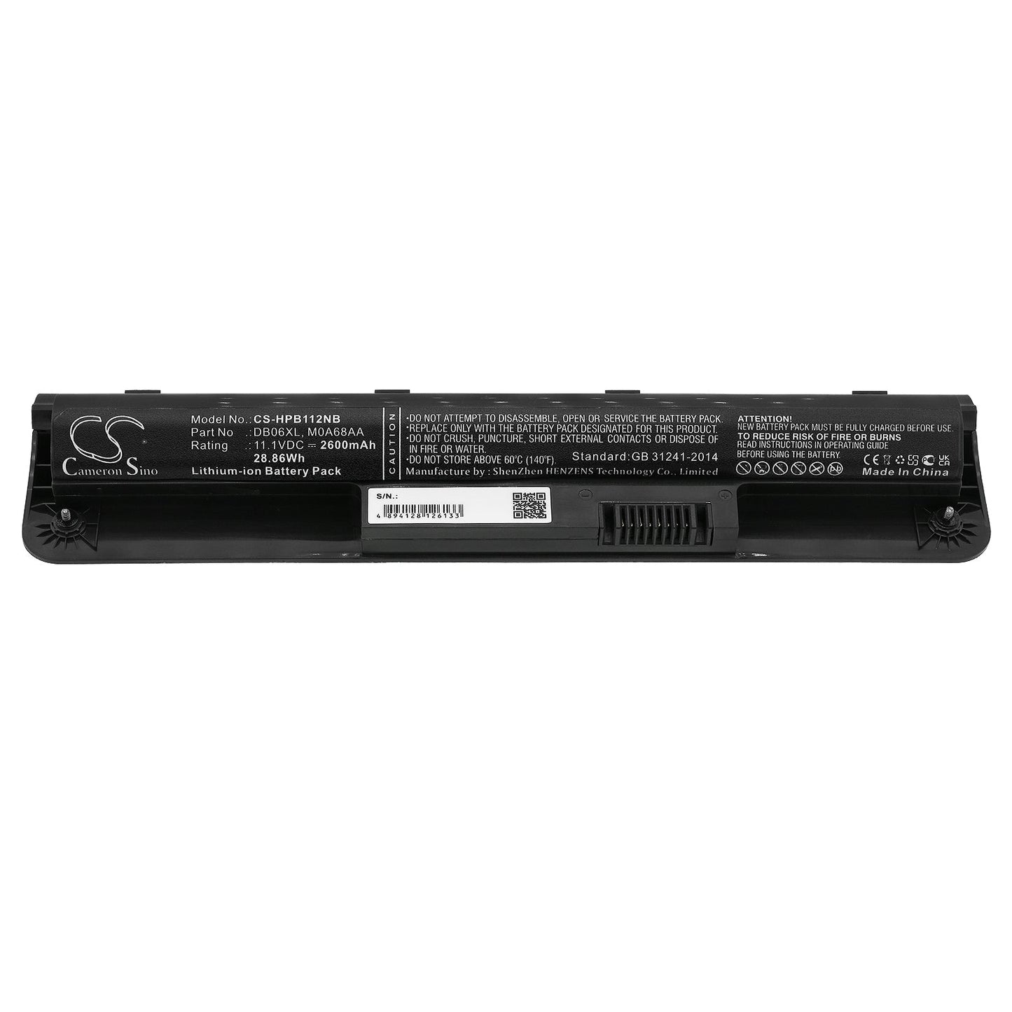 Replacement Battery for HP HP V6E38PA Probook 11 G2 – Notebook, Laptop – 2600mAh / 28.86Wh / 11.1V