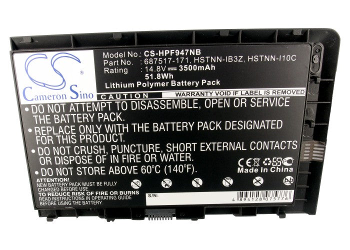 Replacement Battery for HP BT04XL – Notebook, Laptop – 3500mAh / 51.80Wh / 14.8V