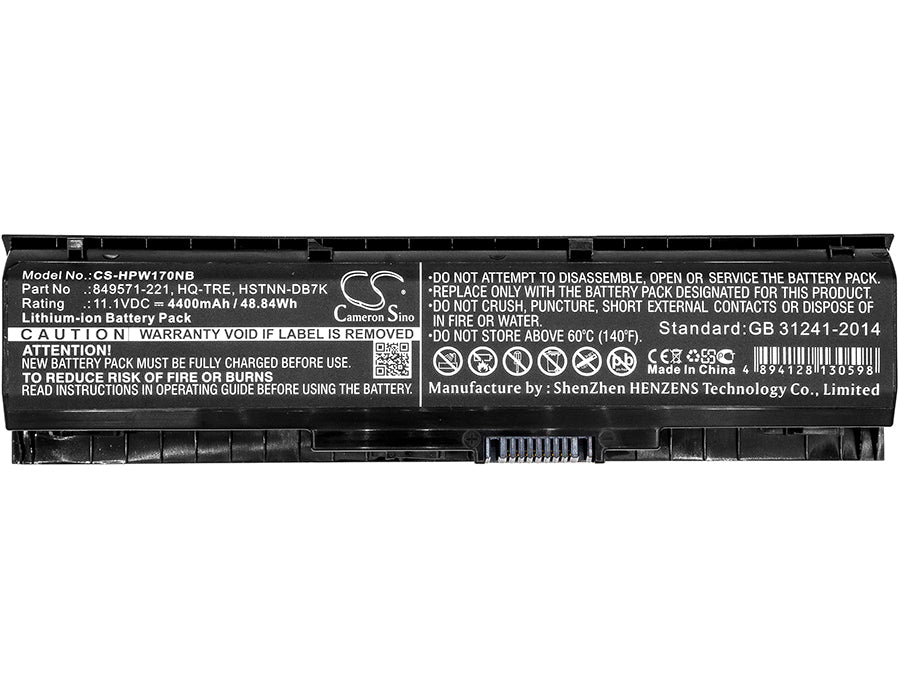 Replacement Battery for HP Omen 17-w000 – Notebook, Laptop – 4400mAh / 11.1V - image 3