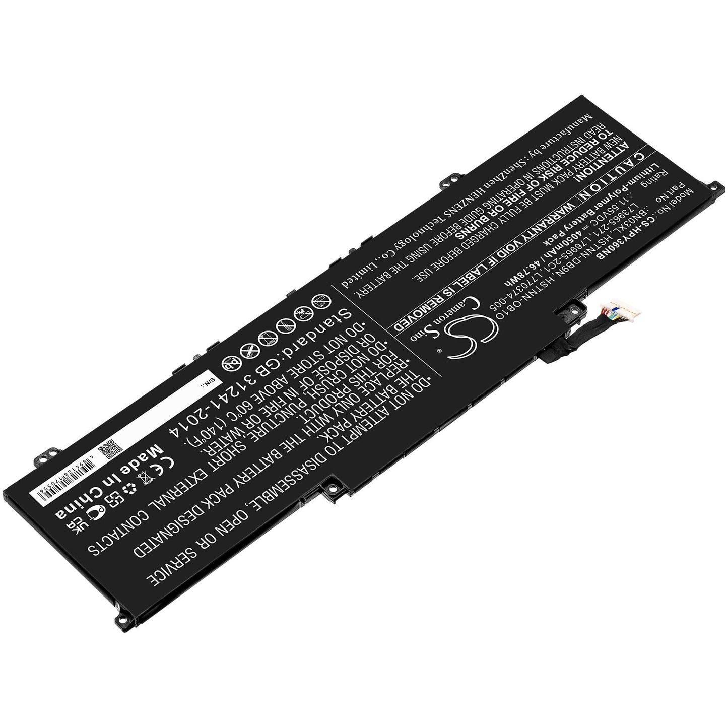 Replacement Battery for HP Envy X360 15T-ED000 – Notebook, Laptop – 4050mAh / 11.55V - image 2