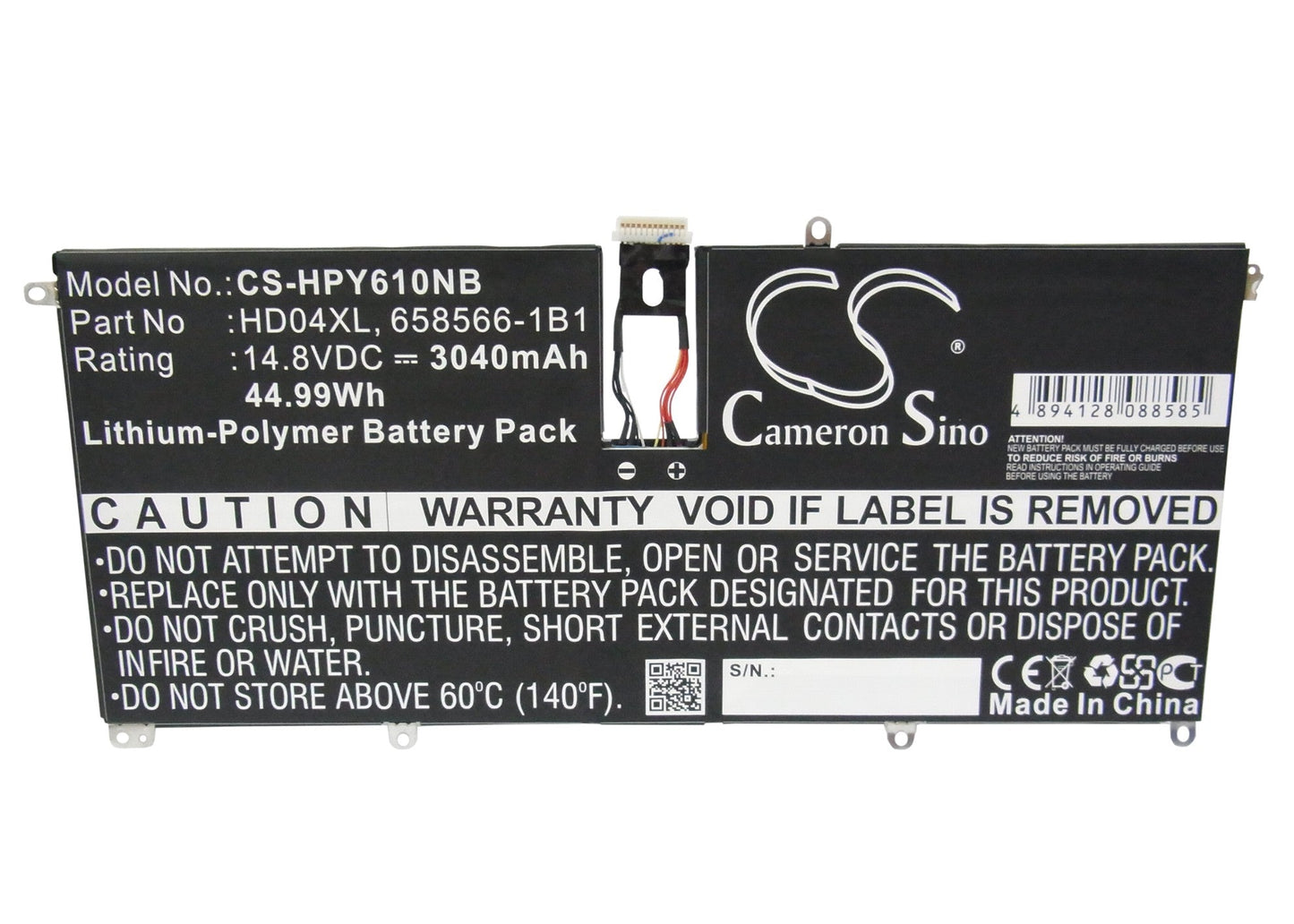 Replacement Battery for HP Envy 6-1000 – Notebook, Laptop – 3040mAh / 44.99Wh / 14.8V