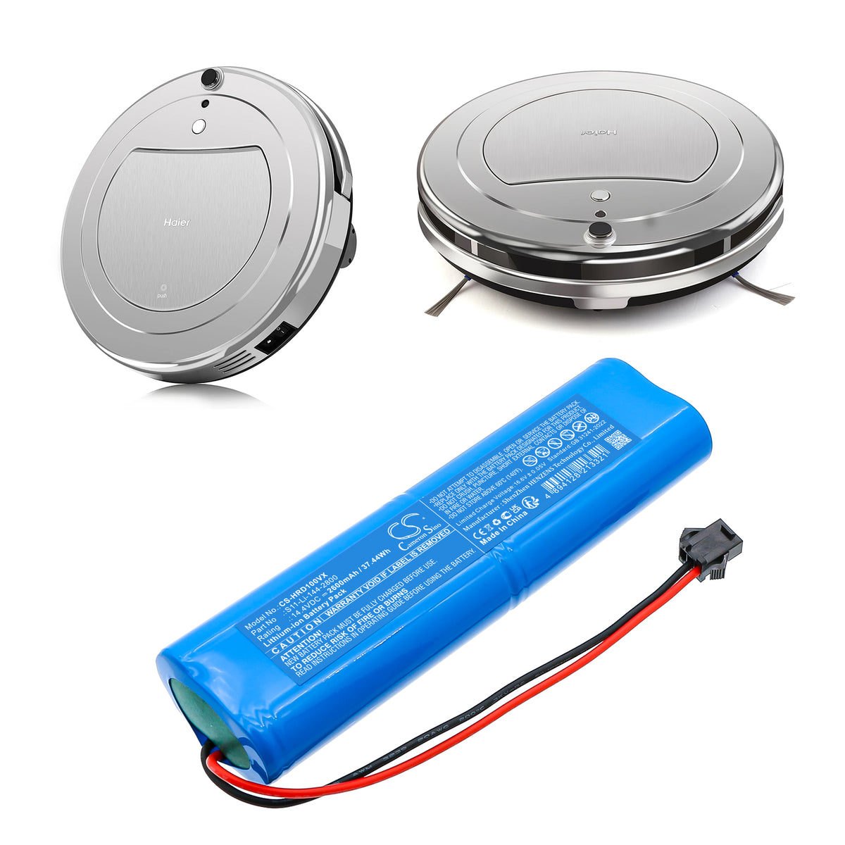 Replacement Battery for Haier D100S – Vacuum – 2600mAh / 14.4V