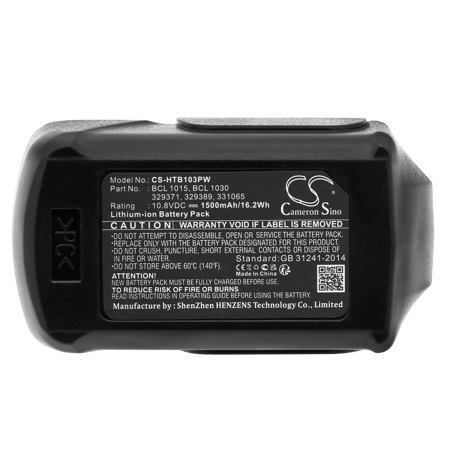 Replacement Battery for Hitachi CJ10DL – Power Tools – 1500mAh / 16.20Wh / 10.8V