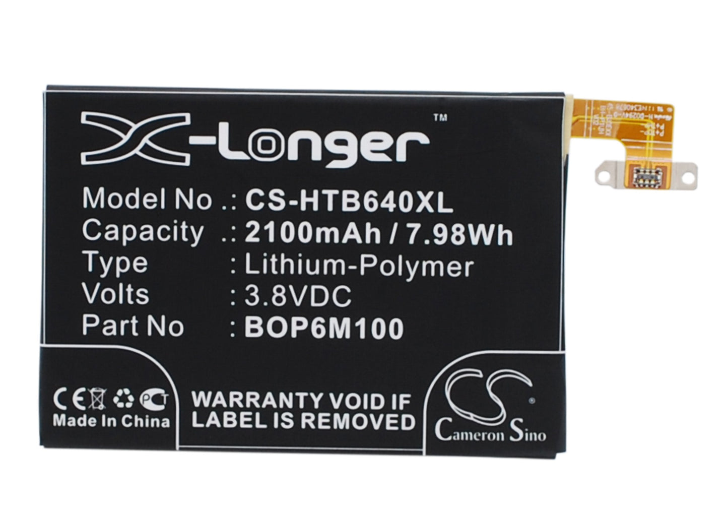 Replacement Battery for HTC One Mini 2 – Mobile, SmartPhone – 2100mAh / 3.8V - image 1
