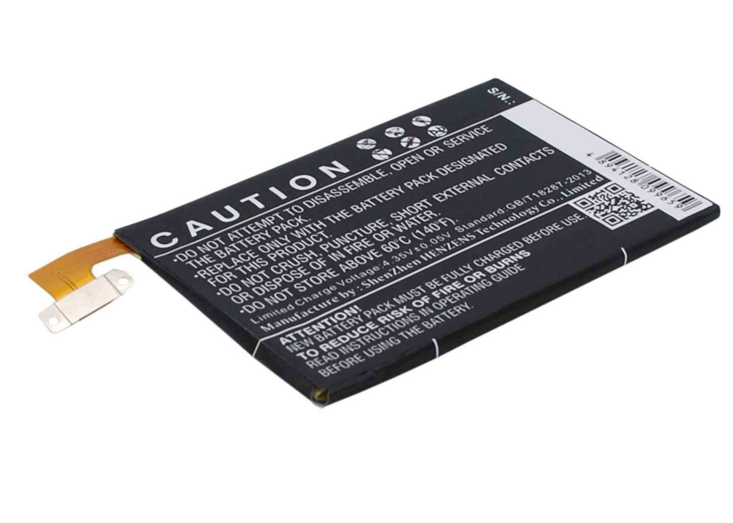 Replacement Battery for HTC 0P6B640 – Mobile, SmartPhone – 2100mAh / 7.98Wh / 3.8V