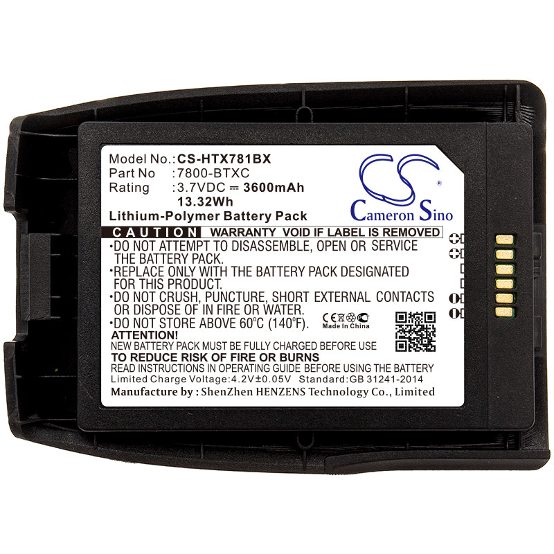 Replacement Battery for Honeywell | Dolphin Dolphin 7800 – Barcode Scanner – 3600mAh / 3.7V - image 3