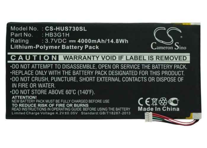 Replacement Battery for Huawei | T-Mobile MediaPad – Tablet – 4000mAh / 3.7V - image 5