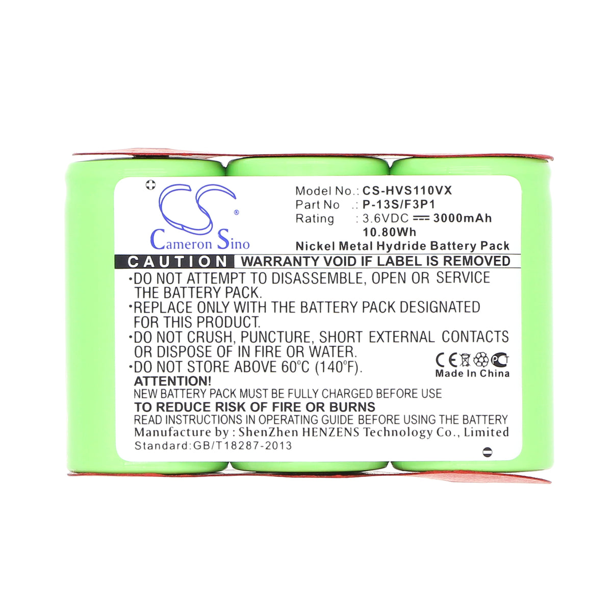 Replacement Battery for Disston | Hoover EGS1A1 – Vacuum – 3000mAh / 3.6V