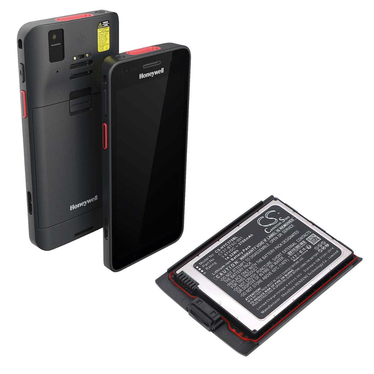 Replacement Battery for Honeywell CT30 XP Mobile Computer – Barcode Scanner – 3700mAh / 3.87V