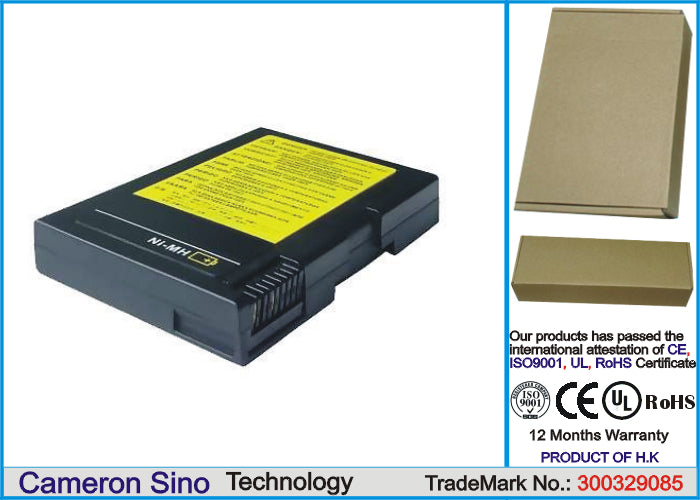Replacement Battery for IBM ThinkPad 380 – Notebook, Laptop – 4400mAh / 10.8V - image 1
