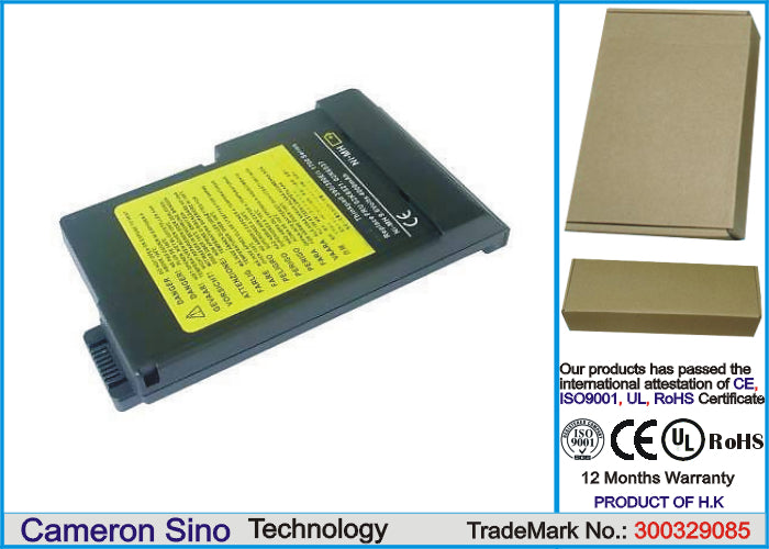 Replacement Battery for IBM ThinkPad 1720 – Notebook, Laptop – 4000mAh / 9.6V - image 1