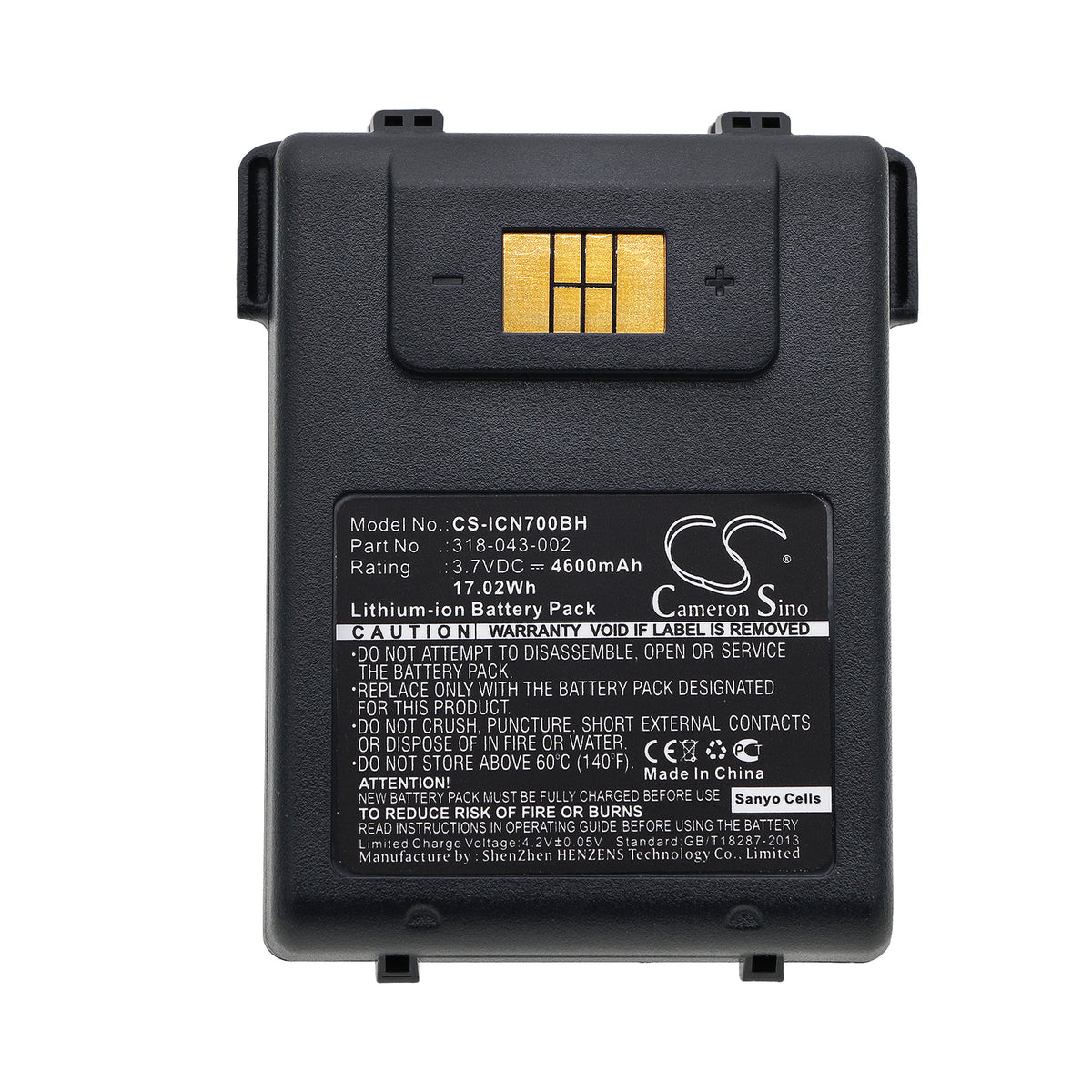 Replacement Battery for Intermec CN70 – Barcode Scanner – 4600mAh / 3.7V