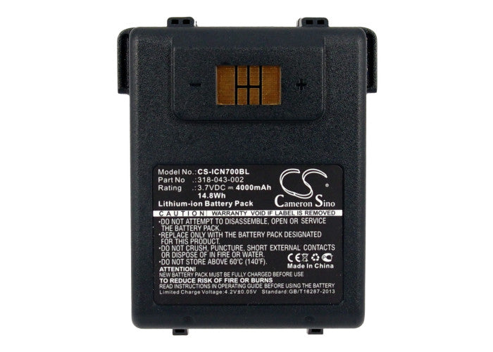 Replacement Battery for Intermec CN70 – Barcode Scanner – 4000mAh / 3.7V